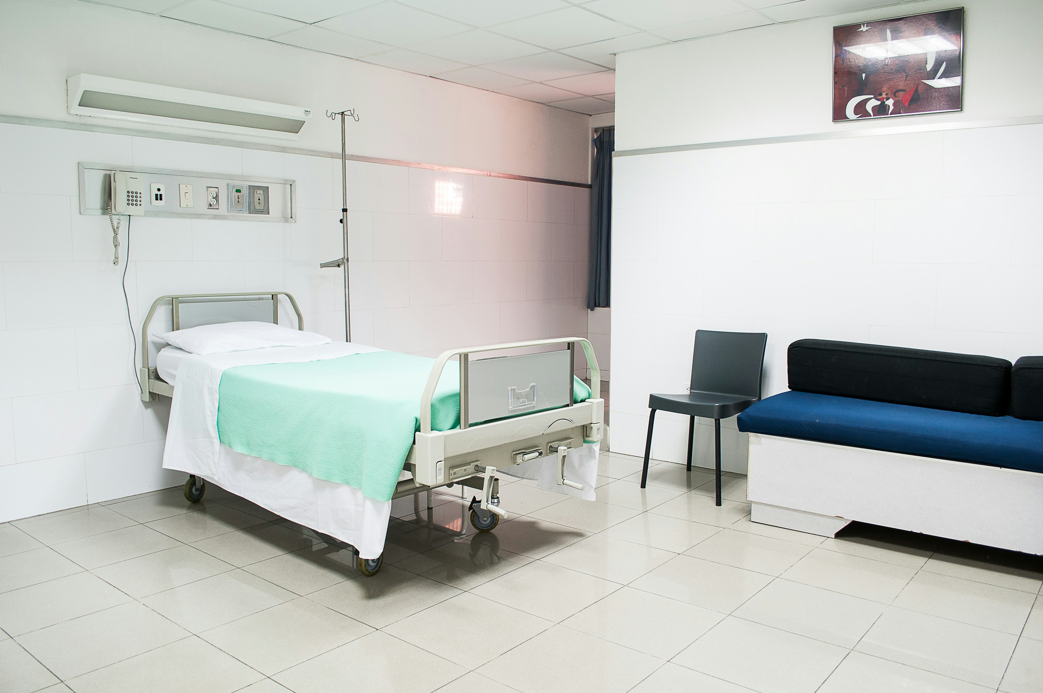 Modern hospital